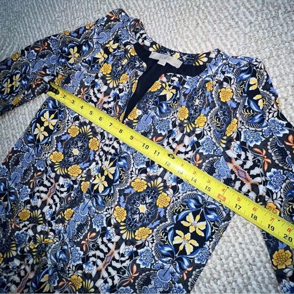 Loft Floral Ruffle Swing Dress - Sz XSP - Picture 12 of 16